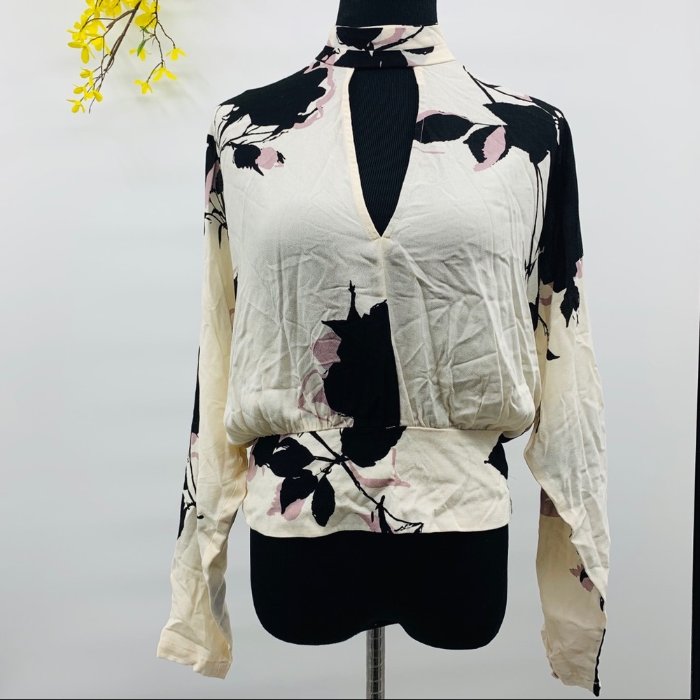 Free People women’s blouse top sz‎ L